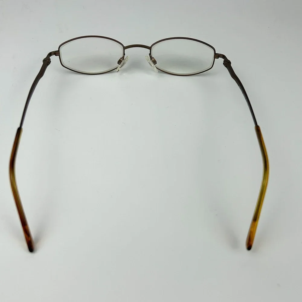 Randolph RE Vista Mens Eyeglasses Frame Brown Metal Full Rim 47-19-145 mm